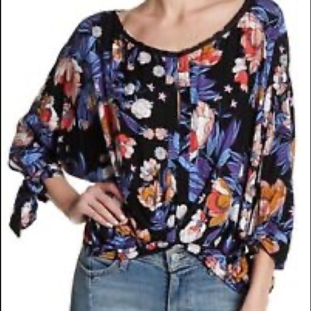 Free People Floral top